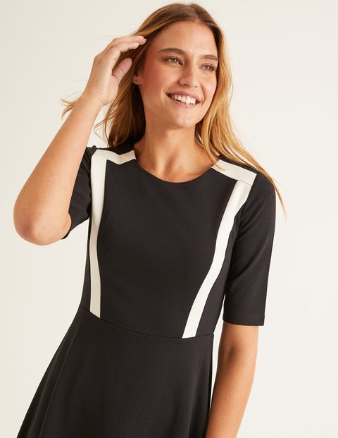 Emily Ponte Midi Dress - Black Emily Ponte Midi Dress - Black