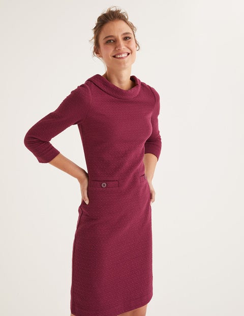 Bessie Jacquard Dress - Ruby Ring Jacquard Bessie Jacquard Dress - Ruby Ring Jacquard