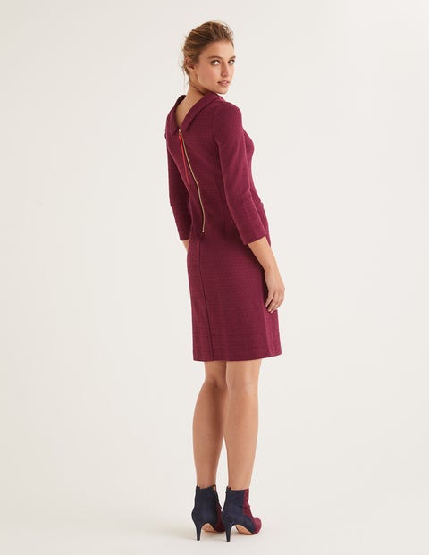 Bessie Jacquard Dress - Ruby Ring Jacquard Bessie Jacquard Dress - Ruby Ring Jacquard