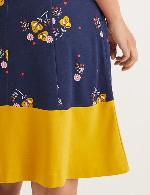 Erica Ponte Dress - Navy, Pretty Bloom Erica Ponte Dress - Navy, Pretty Bloom