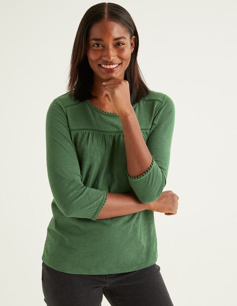 Julia Jersey Top - Broad Bean Julia Jersey Top - Broad Bean
