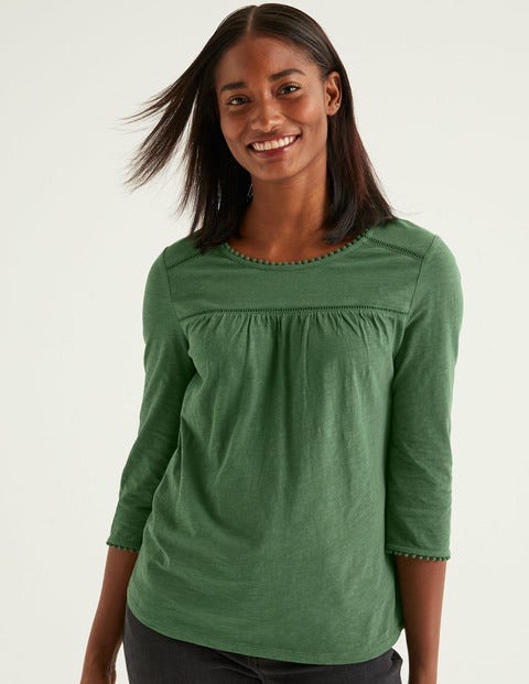 Julia Jersey Top - Broad Bean Julia Jersey Top - Broad Bean