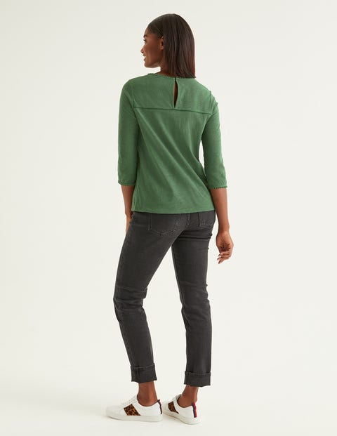 Julia Jersey Top - Broad Bean Julia Jersey Top - Broad Bean