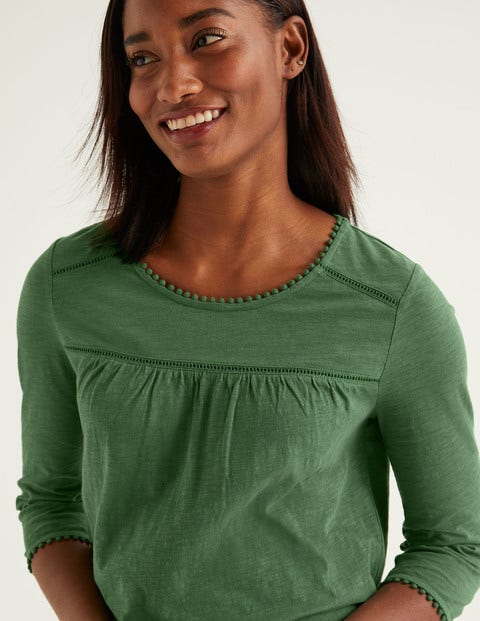 Julia Jersey Top - Broad Bean Julia Jersey Top - Broad Bean