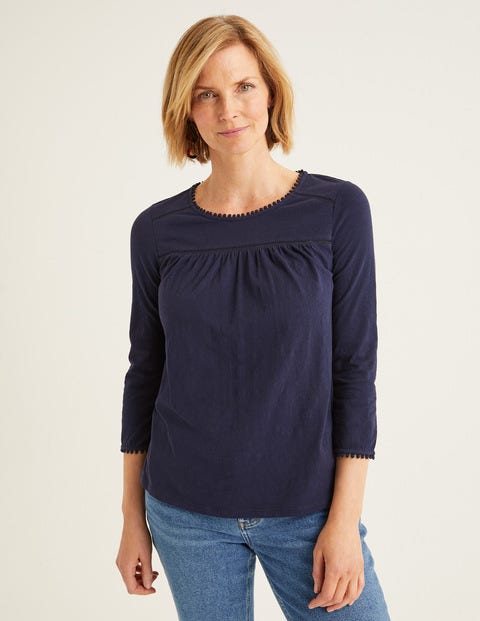 Julia Jersey Top - Navy Julia Jersey Top - Navy