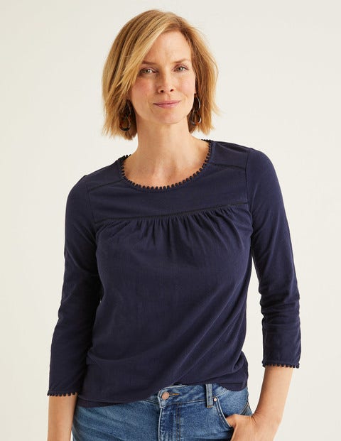 Julia Jersey Top - Navy Julia Jersey Top - Navy