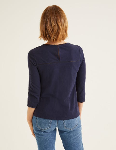 Julia Jersey Top - Navy Julia Jersey Top - Navy