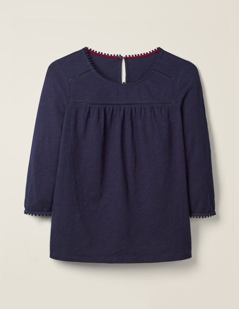 Julia Jersey Top - Navy Julia Jersey Top - Navy
