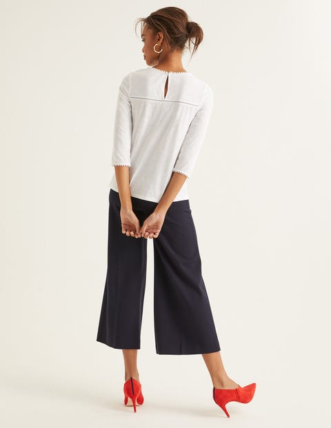 Julia Jersey Top - White Julia Jersey Top - White
