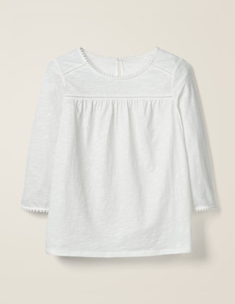 Julia Jersey Top - White Julia Jersey Top - White