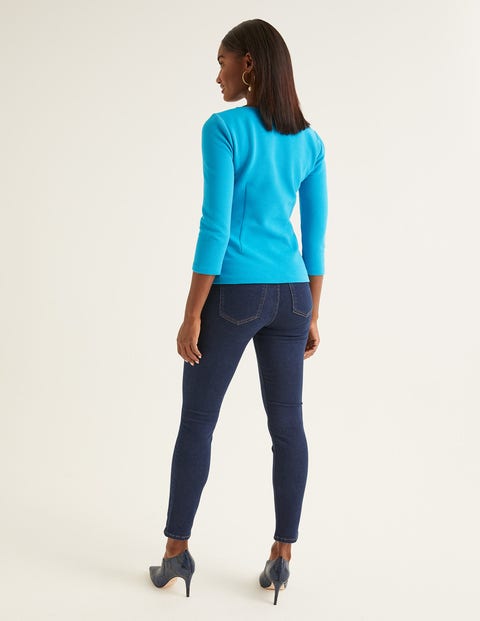 Tilly Ottoman Top - Blue Lagoon Tilly Ottoman Top - Blue Lagoon