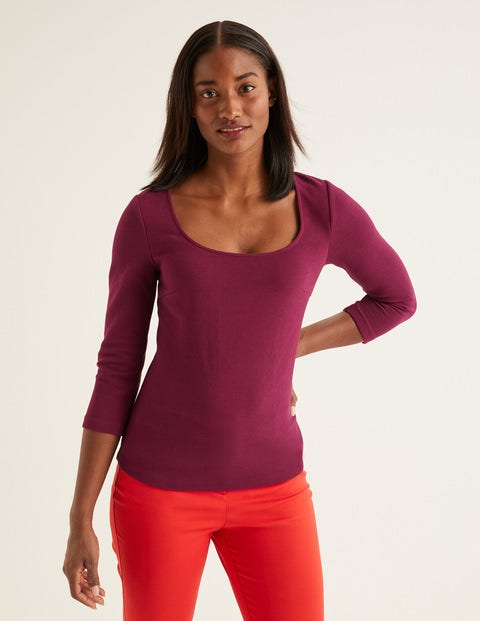 Tilly Ottoman Top - Ruby Ring Tilly Ottoman Top - Ruby Ring