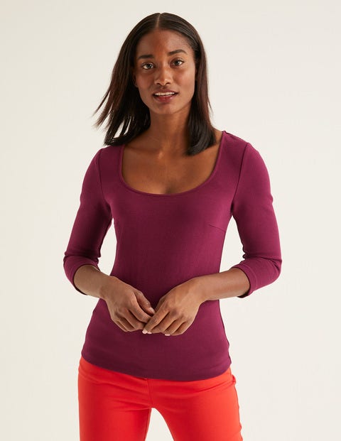 Tilly Ottoman Top - Ruby Ring Tilly Ottoman Top - Ruby Ring