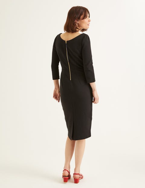 Aurelia Ottoman Dress - Black Aurelia Ottoman Dress - Black