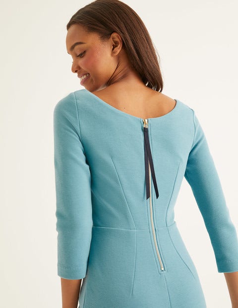 Aurelia Ottoman Dress - Heritage Blue Aurelia Ottoman Dress - Heritage Blue