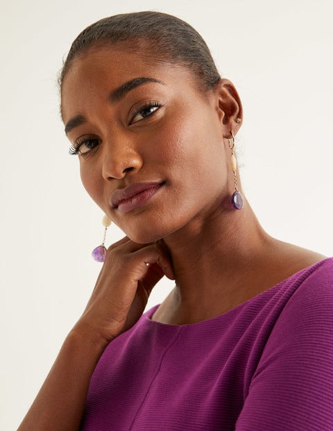 Aurelia Ottoman Dress - Ultra Violet Aurelia Ottoman Dress - Ultra Violet
