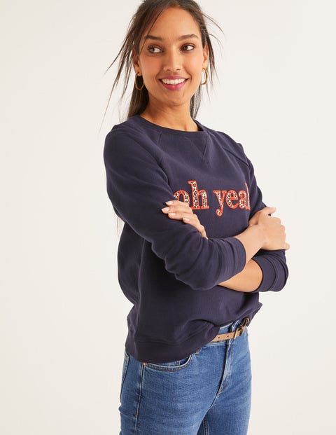 Das Sweatshirt - Leopardenmuster, Oh Yeah Das Sweatshirt - Leopardenmuster, Oh Yeah