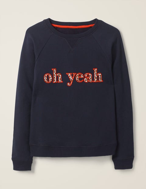 Le sweat - Motif Oh Yeah léopard Le sweat - Motif Oh Yeah léopard