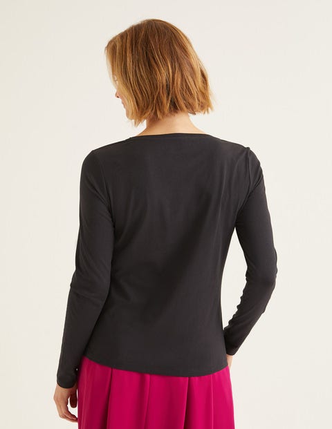 Supersoft V-Neck Tee - Black Supersoft V-Neck Tee - Black