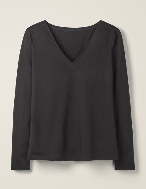 Supersoft V-Neck Tee - Black Supersoft V-Neck Tee - Black