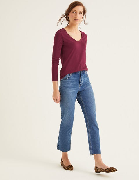 Supersoft V-Neck Tee - Ruby Ring Supersoft V-Neck Tee - Ruby Ring