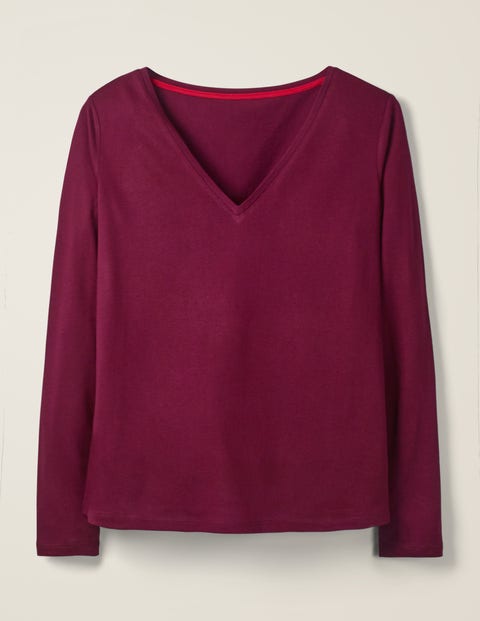 Supersoft V-Neck Tee - Ruby Ring Supersoft V-Neck Tee - Ruby Ring