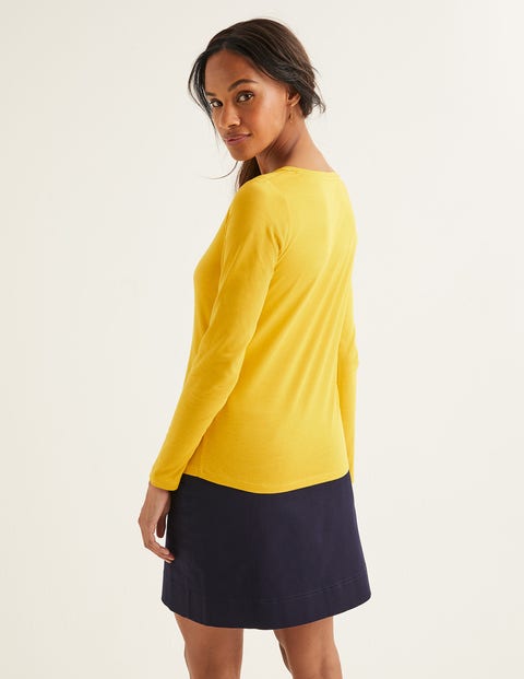 Supersoft V-Neck Tee - Saffron Supersoft V-Neck Tee - Saffron