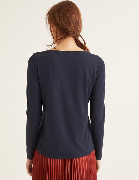 Supersoft V-Neck Tee - Navy Supersoft V-Neck Tee - Navy