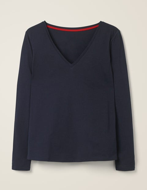 Supersoft V-Neck Tee - Navy Supersoft V-Neck Tee - Navy