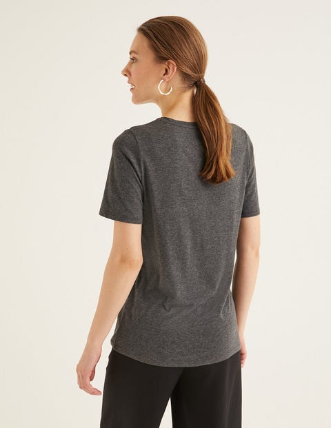 Supersoft Short Sleeve Tee - Charcoal Marl Supersoft Short Sleeve Tee - Charcoal Marl