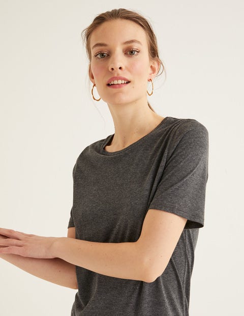 Supersoft Short Sleeve Tee - Charcoal Marl Supersoft Short Sleeve Tee - Charcoal Marl