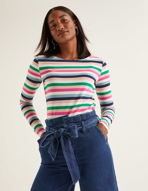 Long Sleeve Breton - Heritage Blue Multi Stripe Long Sleeve Breton - Heritage Blue Multi Stripe