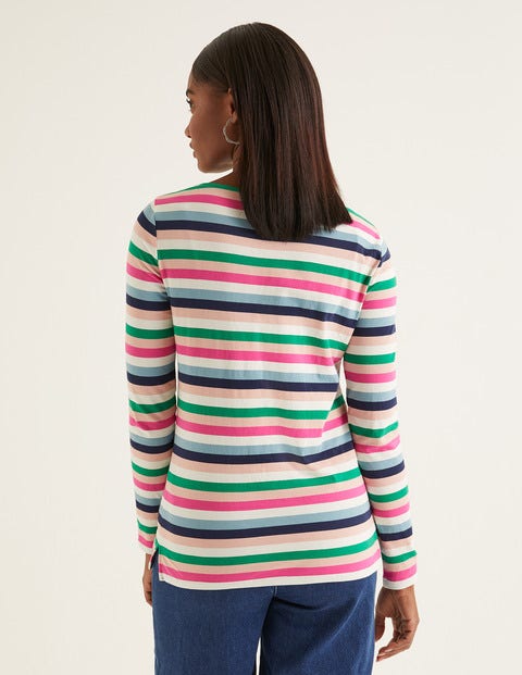 Long Sleeve Breton - Heritage Blue Multi Stripe Long Sleeve Breton - Heritage Blue Multi Stripe