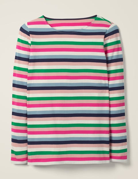 Long Sleeve Breton - Heritage Blue Multi Stripe Long Sleeve Breton - Heritage Blue Multi Stripe