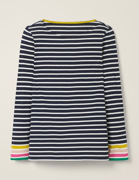 Long Sleeve Breton - French Navy Multi Cuff Long Sleeve Breton - French Navy Multi Cuff