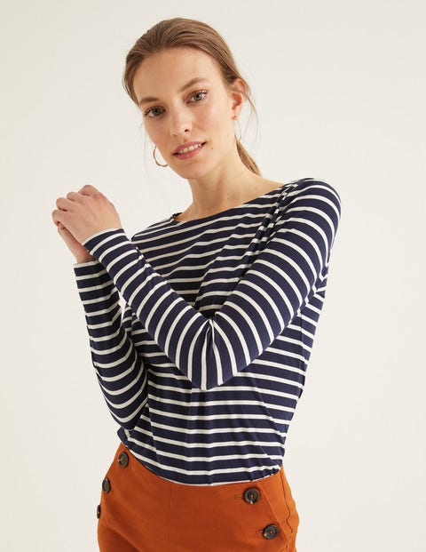 Long Sleeve Breton - Navy/Ivory Long Sleeve Breton - Navy/Ivory