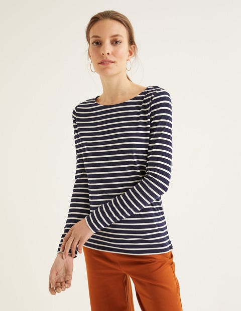 Long Sleeve Breton - Navy/Ivory Long Sleeve Breton - Navy/Ivory