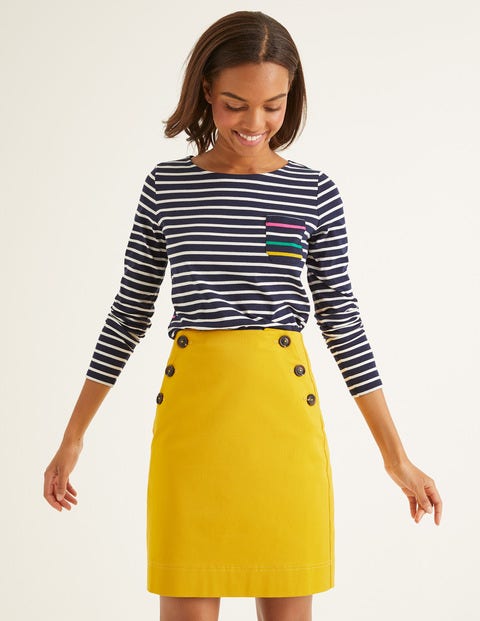 Long Sleeve Breton - French Navy/Multi Back Long Sleeve Breton - French Navy/Multi Back