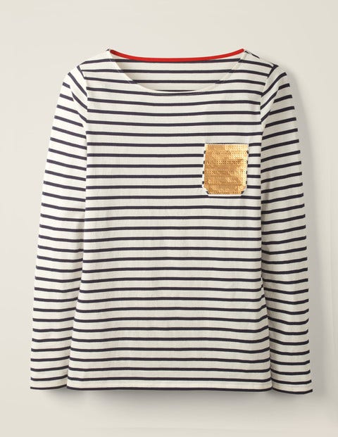 Sequin Pocket Breton - Gold Sequin Pocket Sequin Pocket Breton - Gold Sequin Pocket