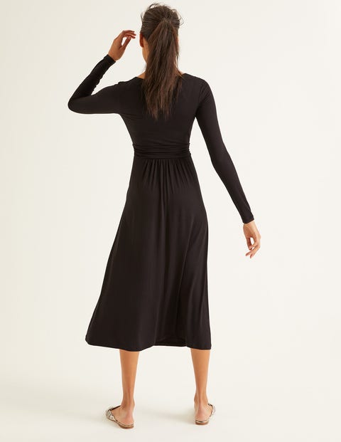 Ferne Jersey Midi Dress - Black Ferne Jersey Midi Dress - Black