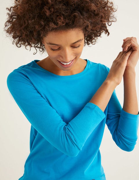 Supersoft Crew Neck Tee - Blue Lagoon Supersoft Crew Neck Tee - Blue Lagoon