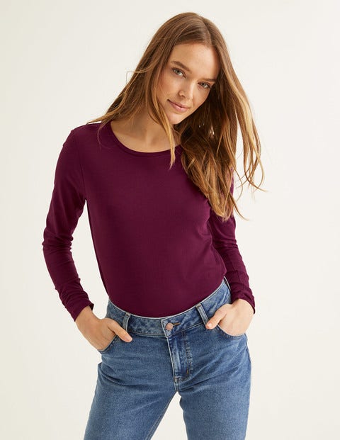 Supersoft Crew Neck Tee - Ruby Ring Supersoft Crew Neck Tee - Ruby Ring