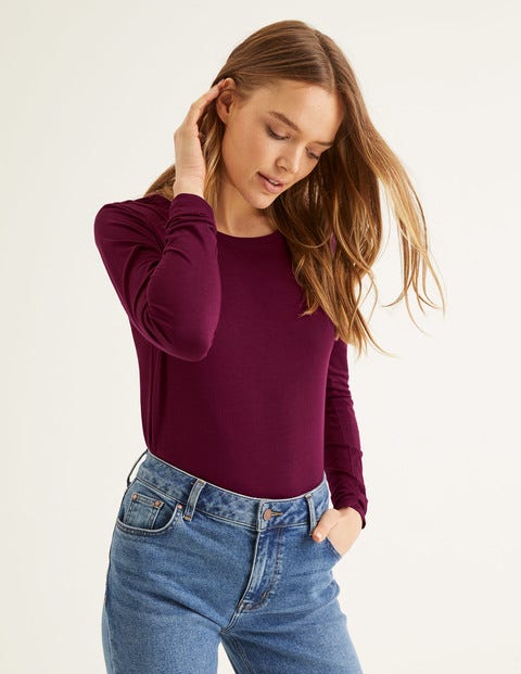 Supersoft Crew Neck Tee - Ruby Ring Supersoft Crew Neck Tee - Ruby Ring