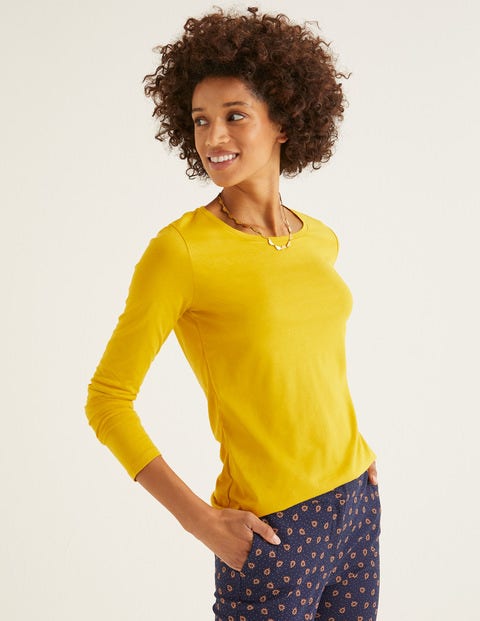 Supersoft Crew Neck Tee - Saffron Supersoft Crew Neck Tee - Saffron