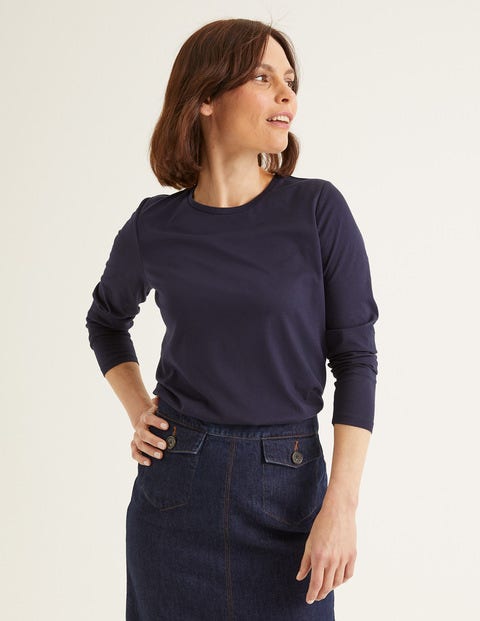 Supersoft Long Sleeve Tee - Navy Supersoft Long Sleeve Tee - Navy