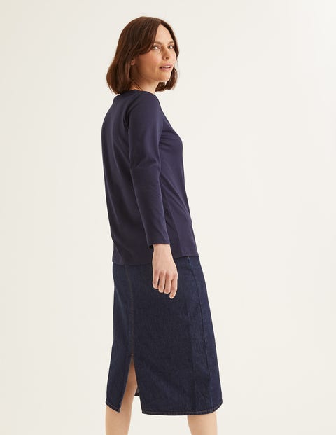 Supersoft Long Sleeve Tee - Navy Supersoft Long Sleeve Tee - Navy