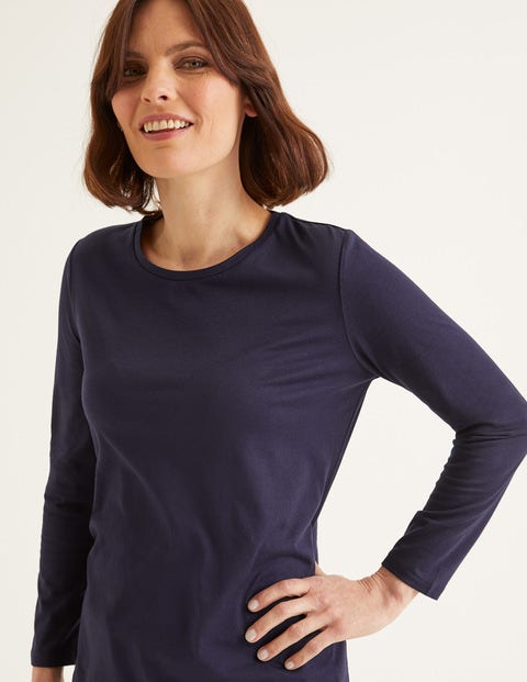 Supersoft Long Sleeve Tee - Navy Supersoft Long Sleeve Tee - Navy