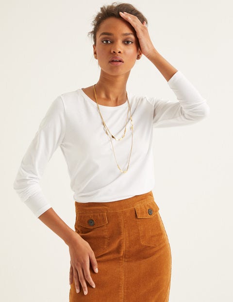 Supersoft Crew Neck Tee - White Supersoft Crew Neck Tee - White