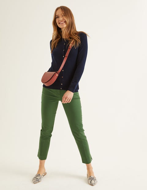 Cashmere Crew Cardigan - Navy Cashmere Crew Cardigan - Navy