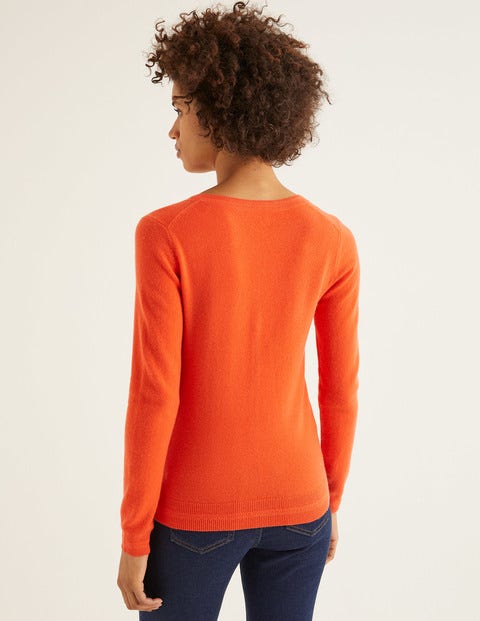 Cashmere Crew Cardigan - Firework Cashmere Crew Cardigan - Firework